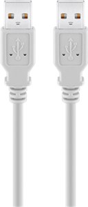USB 2.0 Hi-Speed Kabel 1,8 m, Grau
