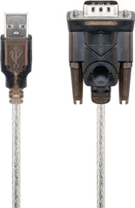 USB serial RS 232 converter, Transparent